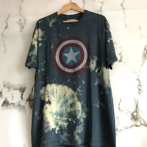 Marvel Comics Captain America Tie Dye Tee*
